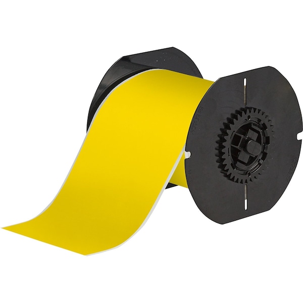 B33 Continuous Weather Resistant Outdoor Polyester Labels 4 in W x 100 ft L YL